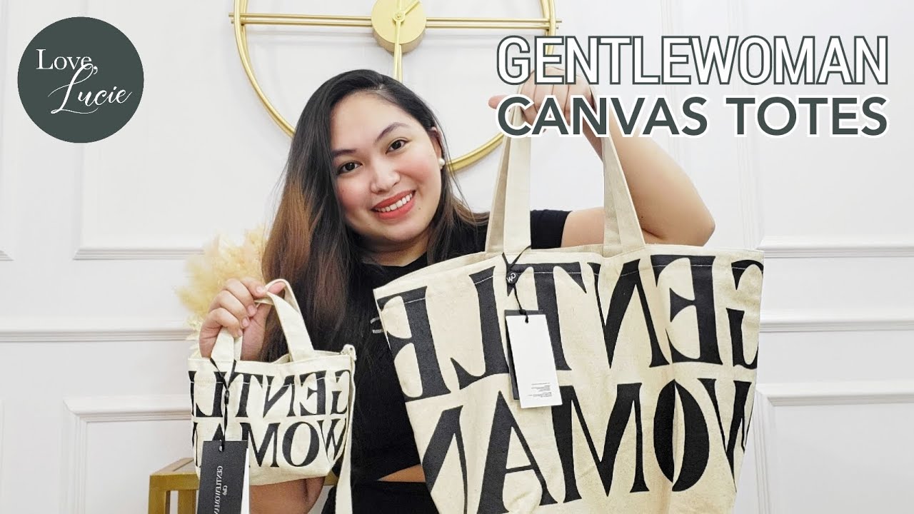 THE BAG REVIEW: GENTLEWOMAN CANVAS TOTE | MICRO SIZE AND REGULAR | MOD  SHOTS | WHAT FITS INSIDE