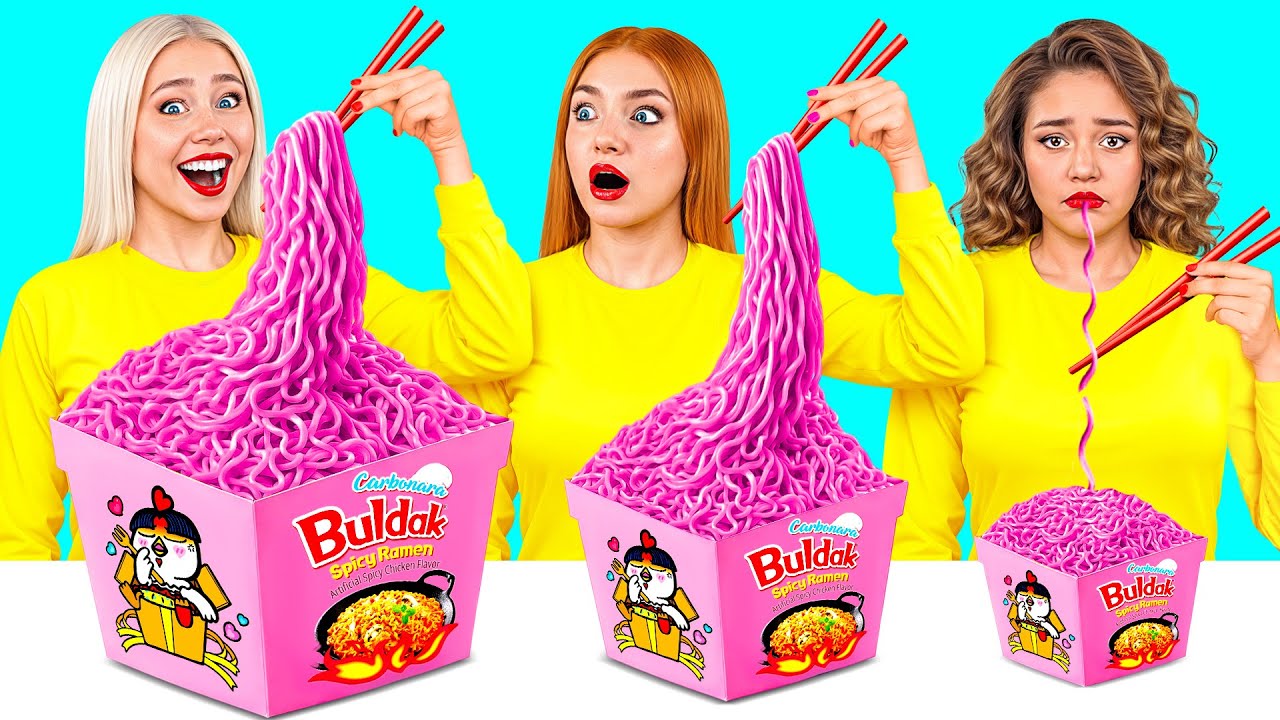 Большая, Средняя или Маленькая Тарелка Челлендж | Вкусные Рецепты с Едой от TeenDO Challenge