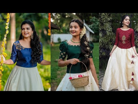 Traditional kerala dress Cut Out Stock Images & Pictures - Alamy