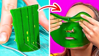 Natural Beauty Hacks With Aloe Vera And Cool Gadgets For Makeup, Nail Design And Hair Styling