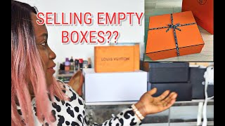 Lets Chat: Selling Empty Designer Hermes Boxes and others + New Chanel bag from 1994