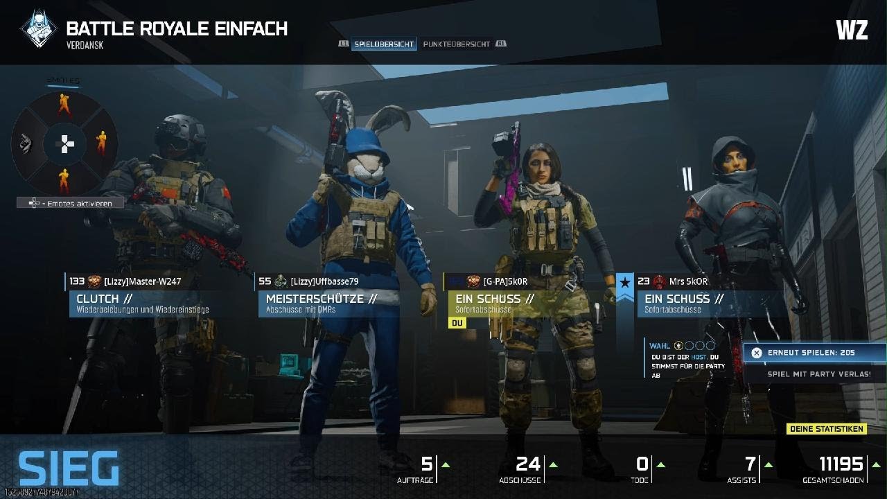 WZ | BRC | Die M8A1 rasiert Warzone mit @kollateral_lizzy3138 @Master_W247 & Mrs. Skor