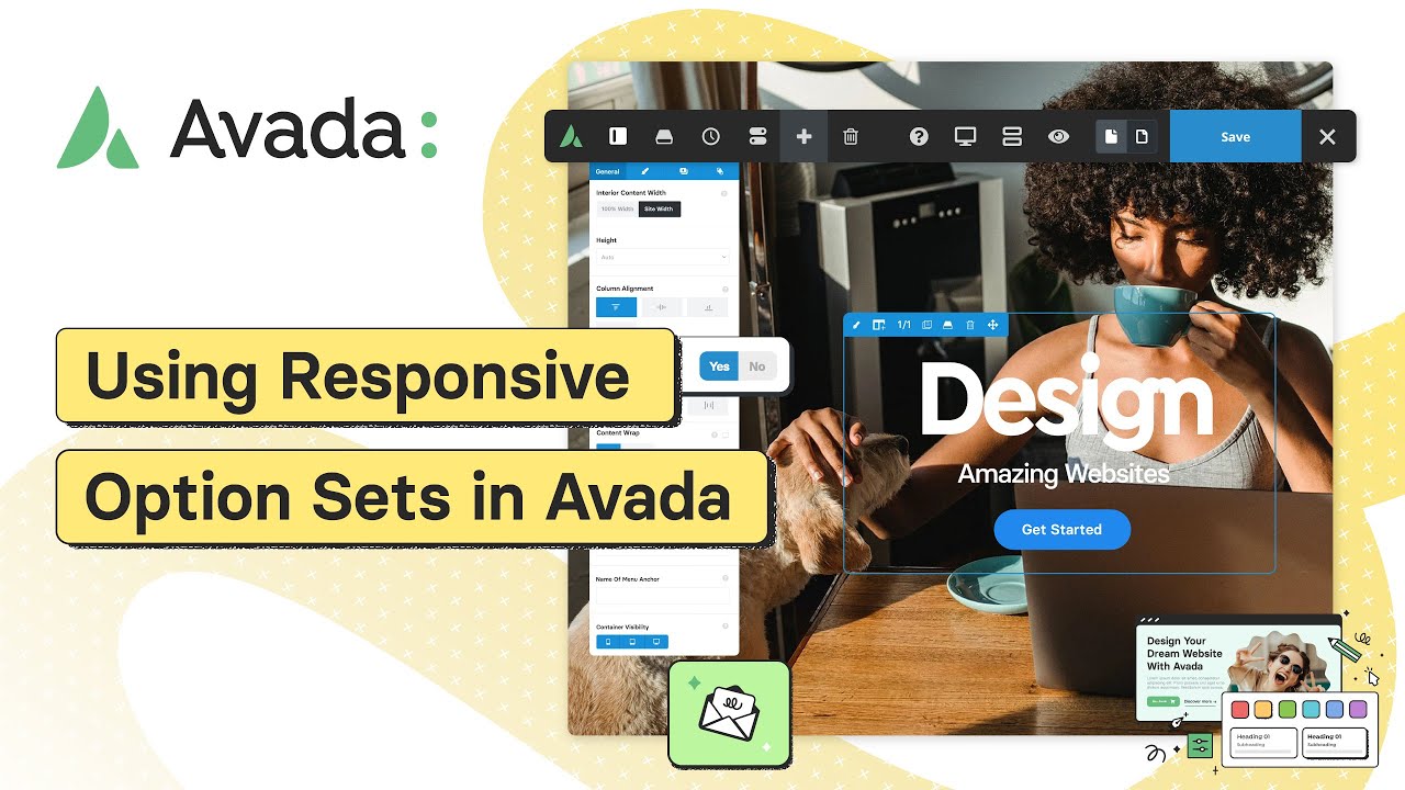 Using Responsive Option Sets in Avada - YouTube
