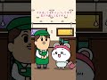 推し活後にファミレスでおひとり様(　˙-˙　) 縦型アニメにリサイズしてお届け₍^ིྀᐢ. ̫.ᐢ₎♡ #キャラクター #もれちっち #アニメ #animation