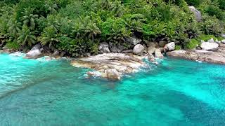 Emerald Beach - HD - Wave Sounds - Ocean- Calming - 30 Minutes - Bright Light - Cool Tone - 4K