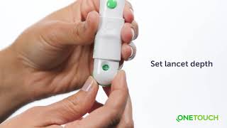 Using your OneTouch® Delica® Plus lancing device