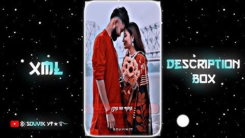 tor mon paray thakte de amay xml 💝👀 NEW TREND XML🎟️🦋XML FILE ALIGHT MOTION 👀💥‎‎@souvikyt220