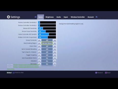 how to change mouse sensitivity on fortnite ps4 and xb1 - best mouse dpi for fortnite