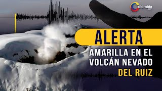 Volcán Nevado del Ruiz registra un incremento en su actividad sísmica