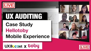 How to do UX audits: HelloToby demo LIVE