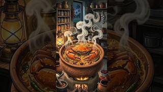 "🦀 Catching Crabs in a Rainy Village Night 🌧️ | Cozy Ghibli Style Village Life ASMR" #viralvideo