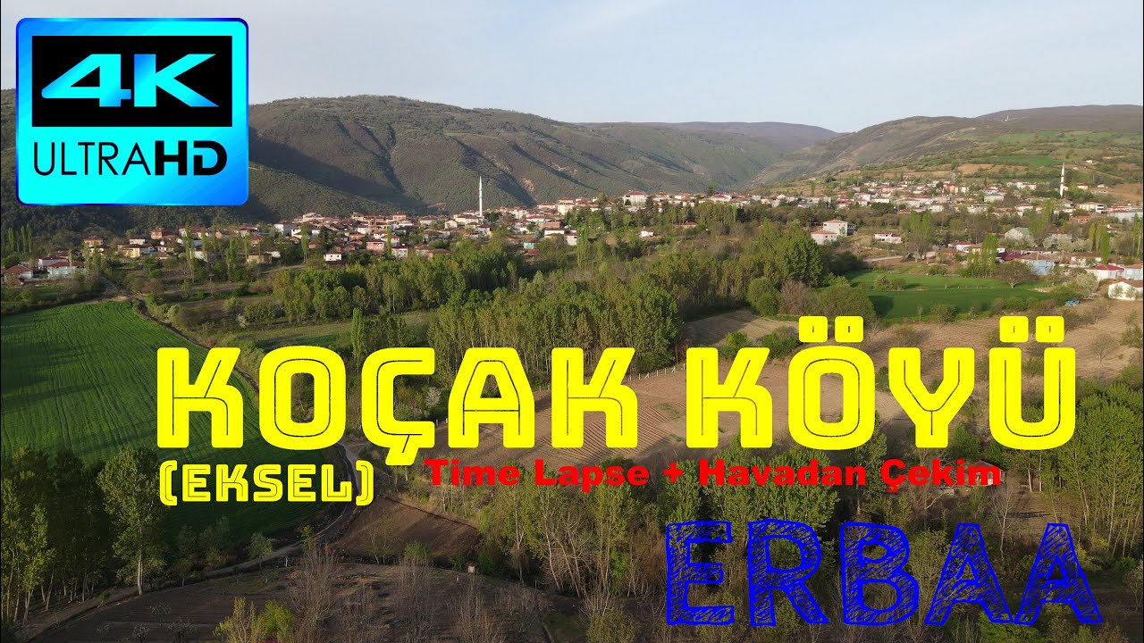 Koçak (Eksel) Köyü - ERBAA / Time Lapse + Dronla 4K Havadan Çekim - Subhanel Ebediyyil Ebed ilahisi