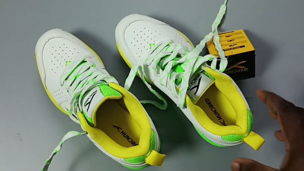 HUNDRED Cricket Shoes for Kids Review | Lightweight & Breathable Shoes for Training and Matches