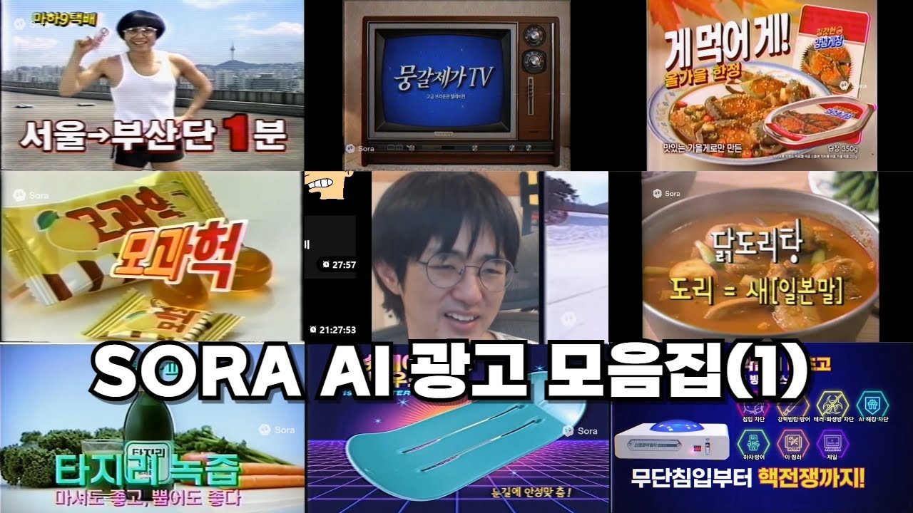 죽이고 싶은 SORA 가짜 광고 (1)