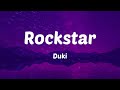Duki Rockstar Letras