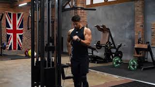 1 Arm Palms Down Cable Curls | The Fitness Maverick Online Coaching
