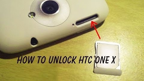 How to Unlock HTC One X