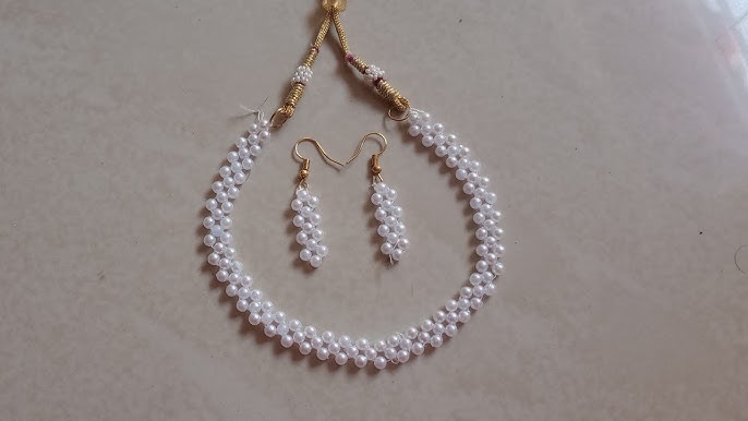 How To Make Simple And Beautiful Pearl Earrings At Home, DIY