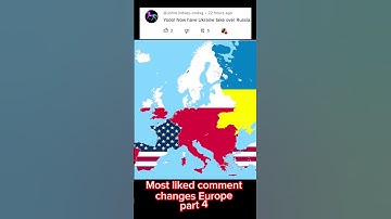 most liked comment changes Europe part 4 #comment #europe #mapping #shorts