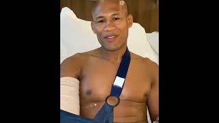 Jacare Souza is recovering from arm injury