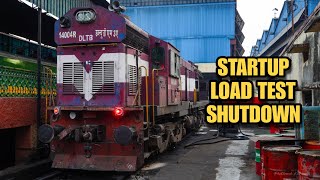 3100Hp Wdm3A Diesel Locomotive - Startup, Load Test And Shutdown - Alco 251 - B