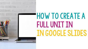 Creating a Unit in Google Classroom For Distance Learning
