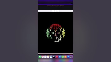 Python Turtle Design | Tree Design Using Python | #shorts #design # programming | Sandeep Makwana