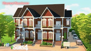 Newcrest Townhomes // NO CC // Sims 4 Speedbuild