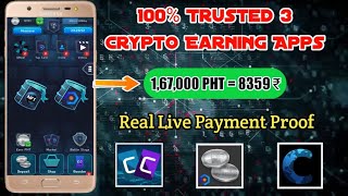 Trusted 3 Crypto Earning Apps 😍 1,67,000 PHT Withdraw Proof 💖 Crypto Cards & Crypto Planet || Tamil screenshot 1