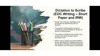 EL Testing Accommodations 26-27 for STCs