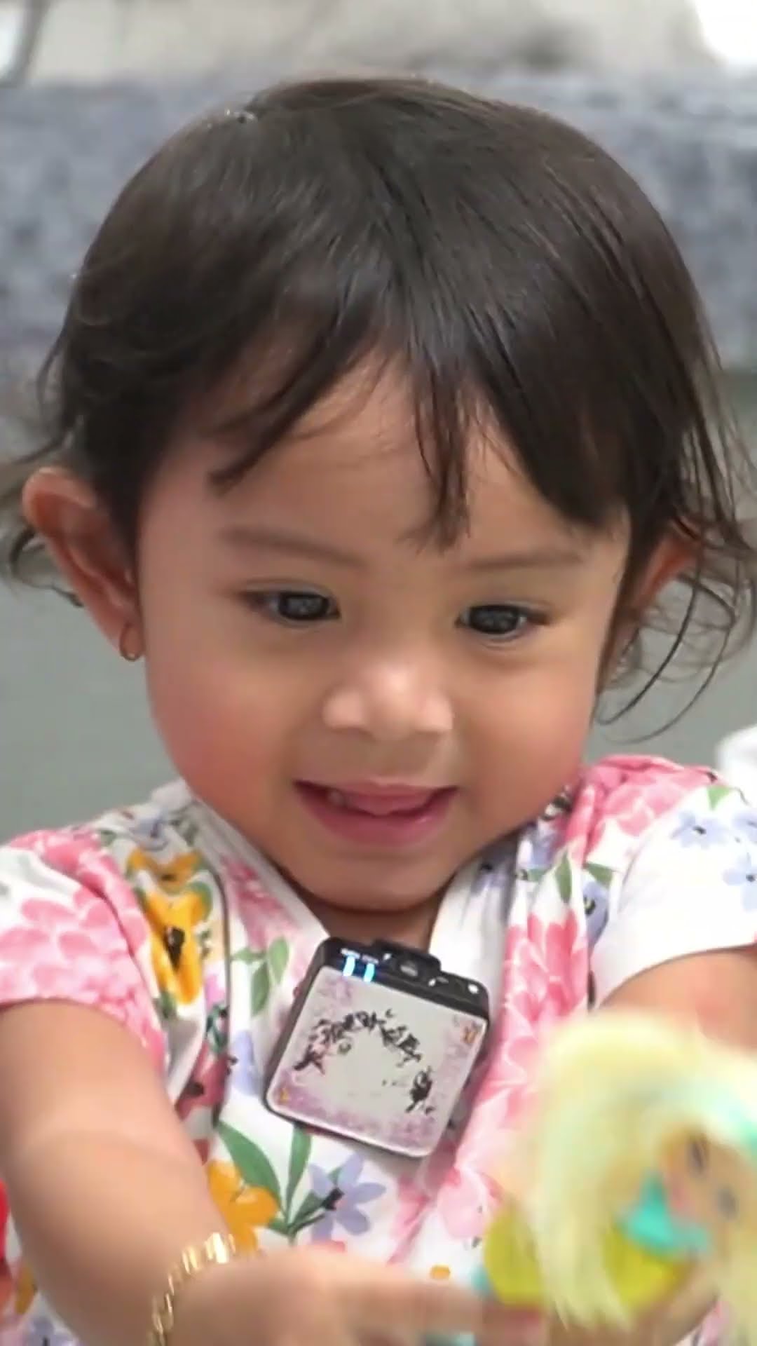 LEIKA IS SAD 'CUZ SHE CAN'T PLAY BARBIE WITH TOMPEL AND LEXIE ? #leika #viral #shorts #funny #kids