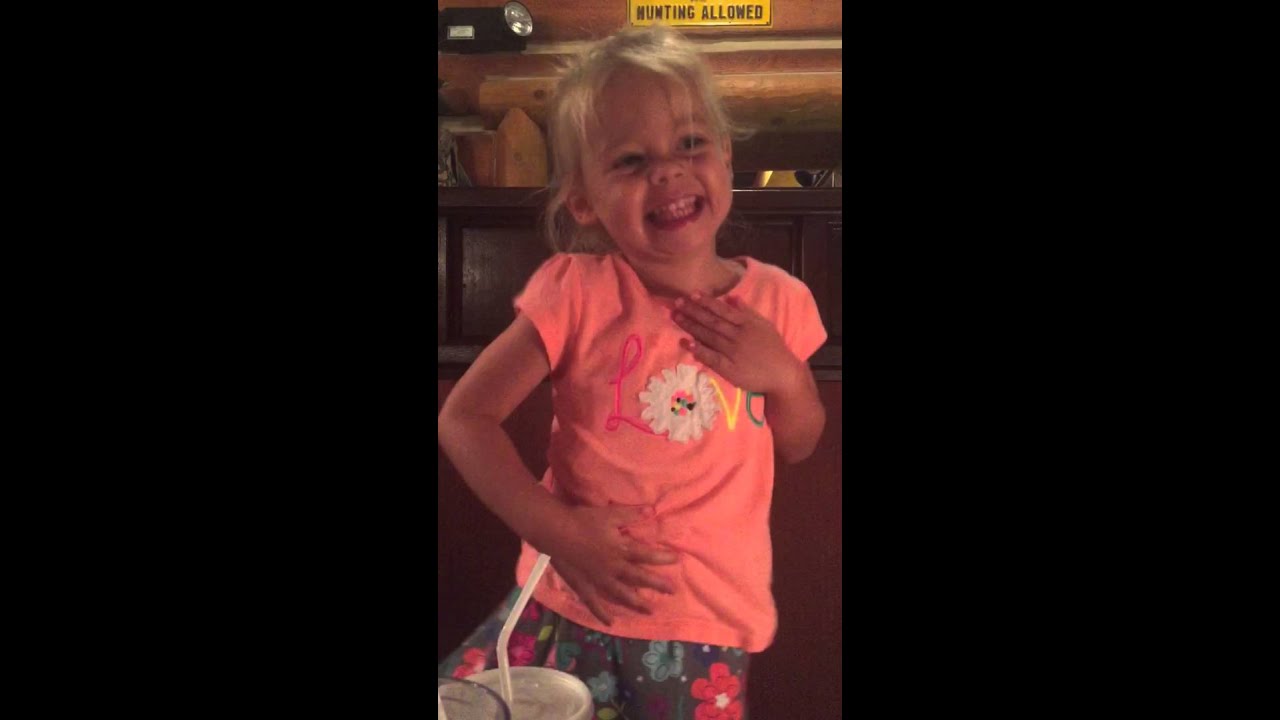 Reegan dancing at Famous Daves