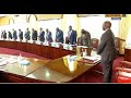 Ruto’s CSs meet him at State House in first Cabinet meeting