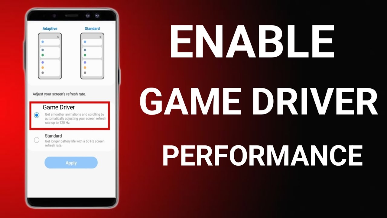 Enable Game Driver 120Fps Performance | Max FPS Fix Lag - No Root - YouTube