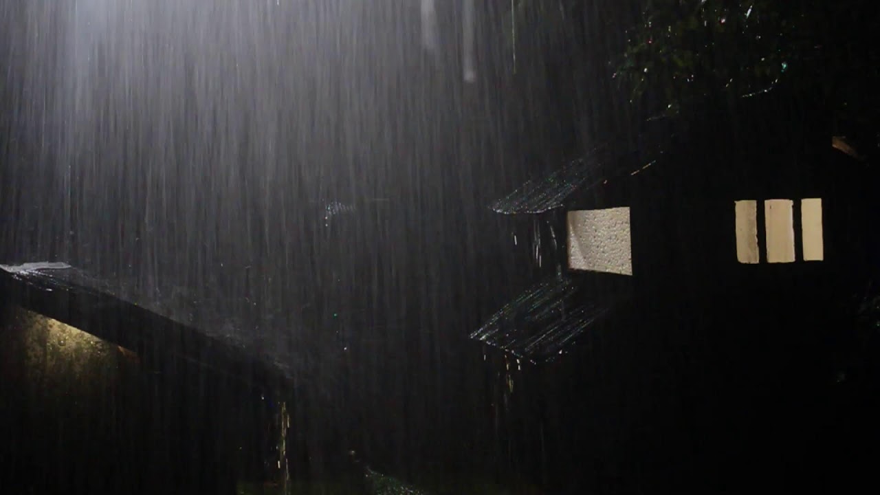 The Ultimate Sleep Aid: Heavy Rain and Distant Thunder Sounds Live All Night