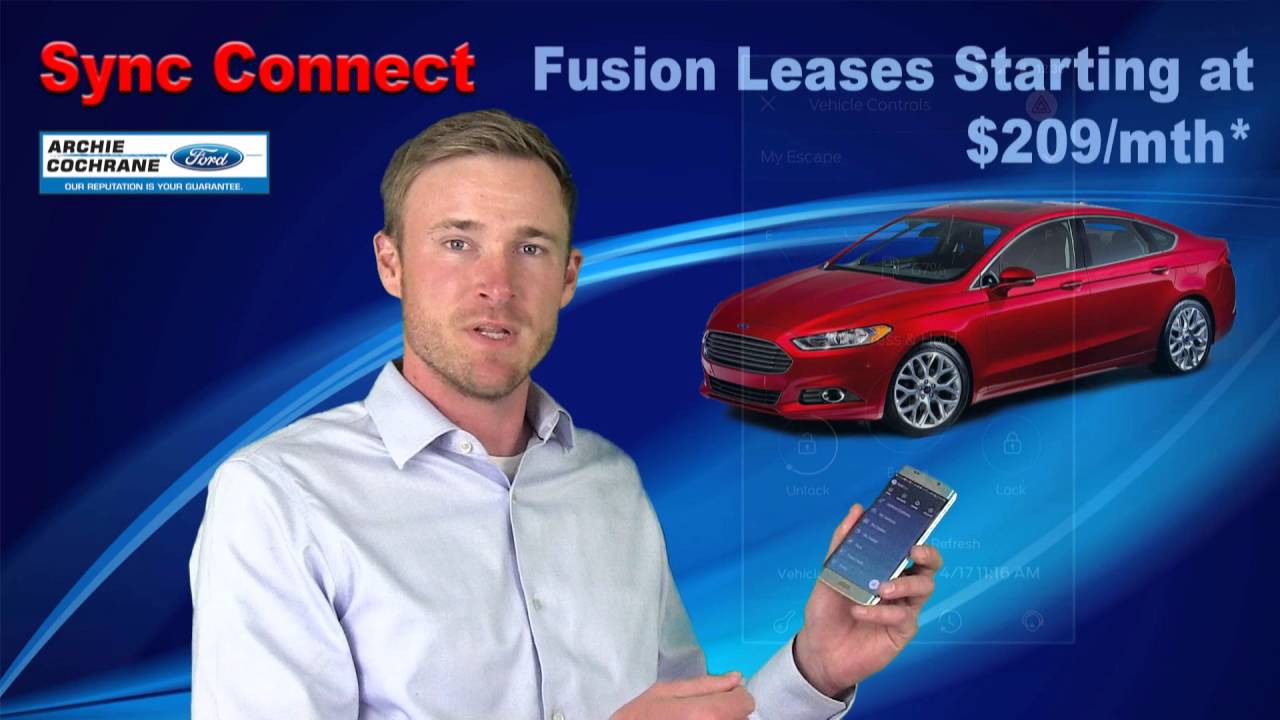 2017 Ford Fusion Fusion Sync Connect - YouTube