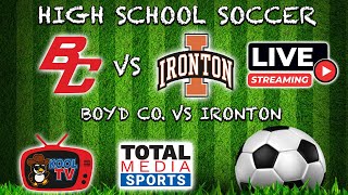 Boyd Co vs Ironton Boys Soccer | KHSAA Boys Soccer | LIVE | Kool TV | 9/9/25