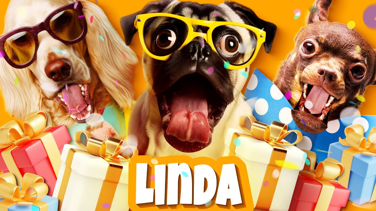 HAPPY BIRTHDAY LINDA - A Funny Song by Crazy Dogs 🎉