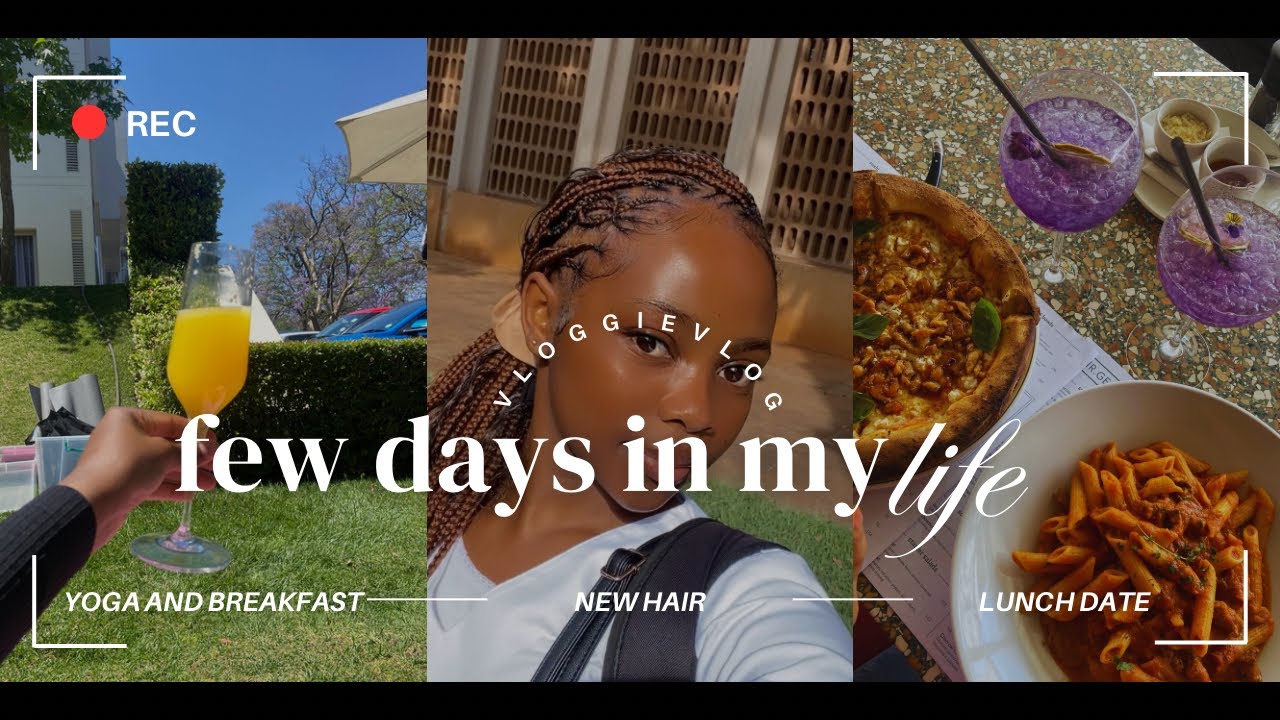 Vloggy vlog: yoga date, new hair, lunch date & more!