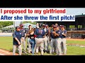 Professional baseball marriage proposal
