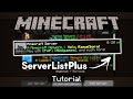Setup serverlistplus on your minecraft server tutorial