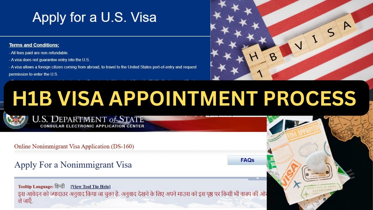 H1b Visa Appointment I Step By Step Process I Visa Appointment New H1b Visa Appointment I Step By Step Process I Visa Appointment New