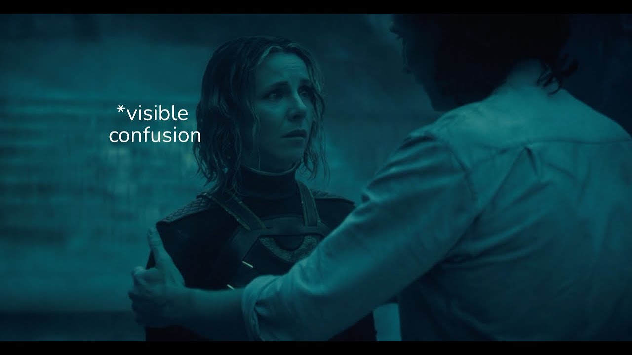 Chromatica II into 911 transition but it's Loki trying to tell Sylvie something