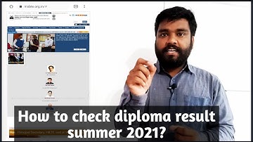 msbte! how to check diploma result summer 2021!
