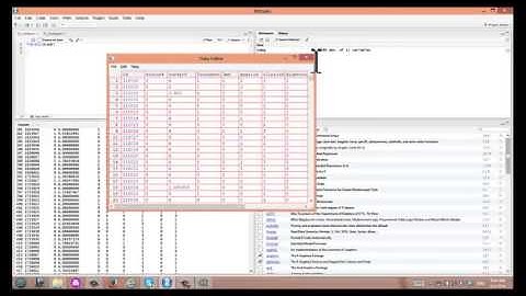 Reading dataset into Rcmdr