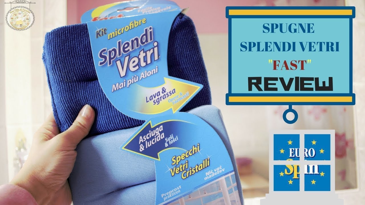 Spugne Splendi Vetri REVIEW || Novità EUROSPIN || Una Fetta Di Paradiso -  YouTube