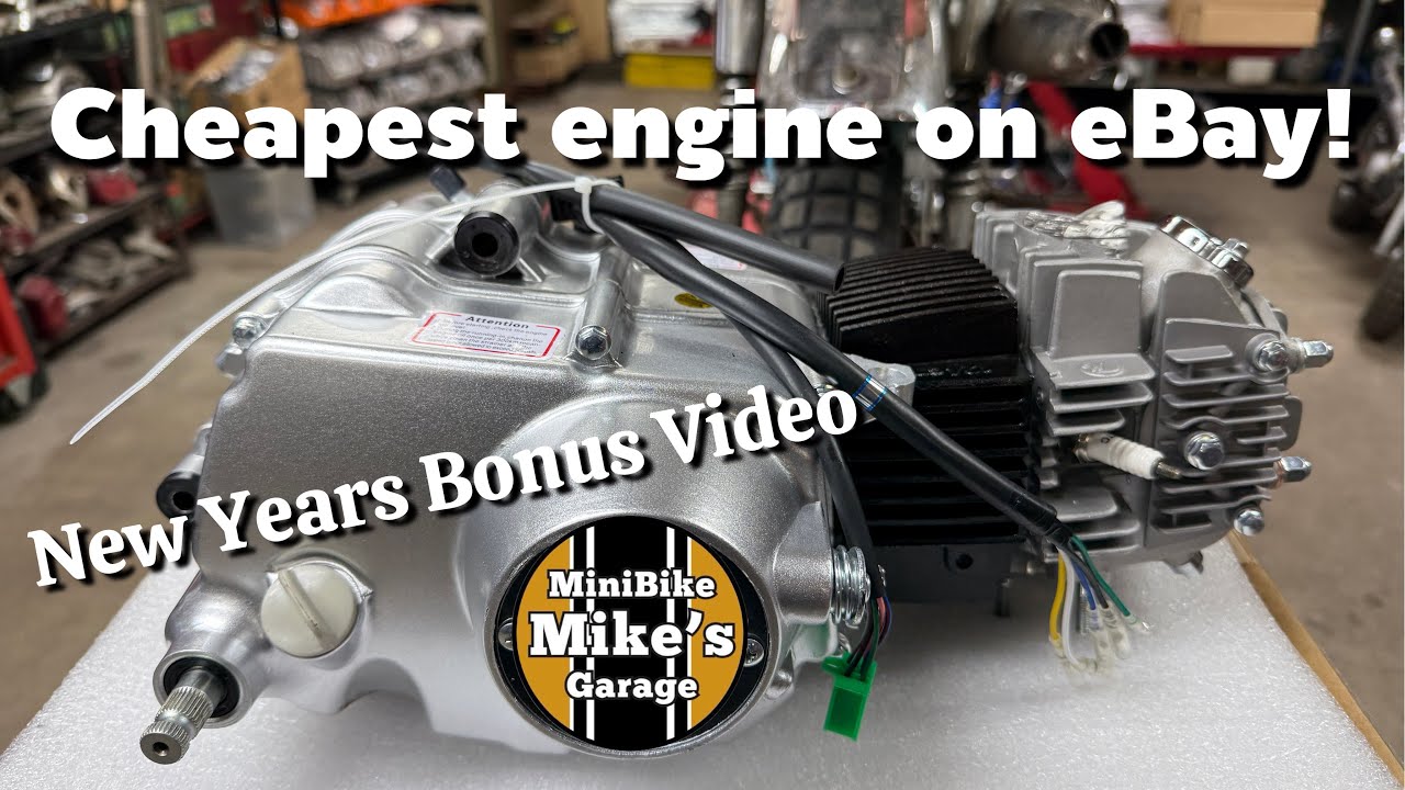 Я купил самый дешевый двигатель объемом 125 куб. см на eBay. Он будет работать и переключать пере...