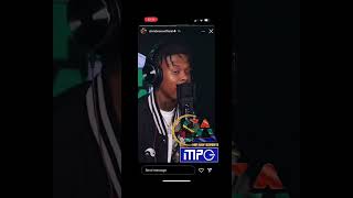 Chris Brown posted Nasty C's freestyle on his Instagram story