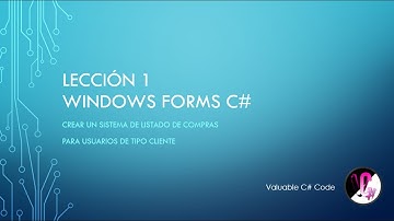 Curso de programación desde cero #1 Desarrollo Gráfico(Windows Forms, C#)