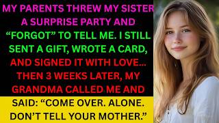 My Parents Gave My College Fund To My Sister — Until Grandma Intervened!